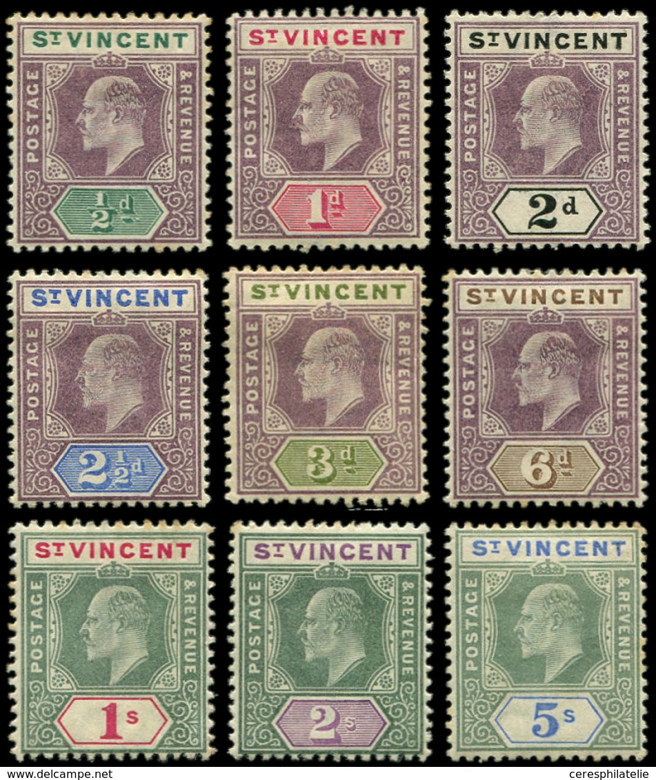 * SAINT-VINCENT 55/63 : Série Edouard VII De 1902, TB - St.Vincent (1979-...)