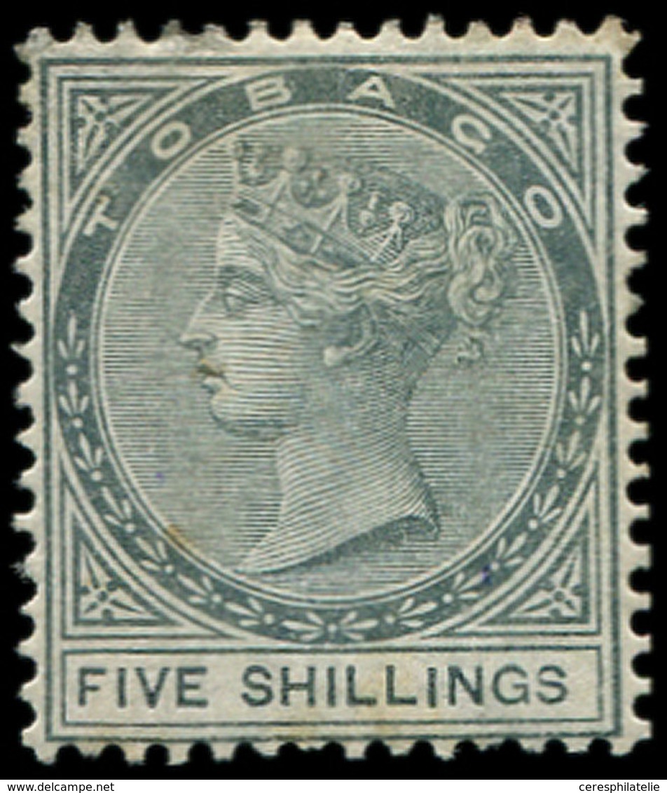 * TOBAGO 5 : 5s. Ardoise, TB - Trinité & Tobago (1962-...)