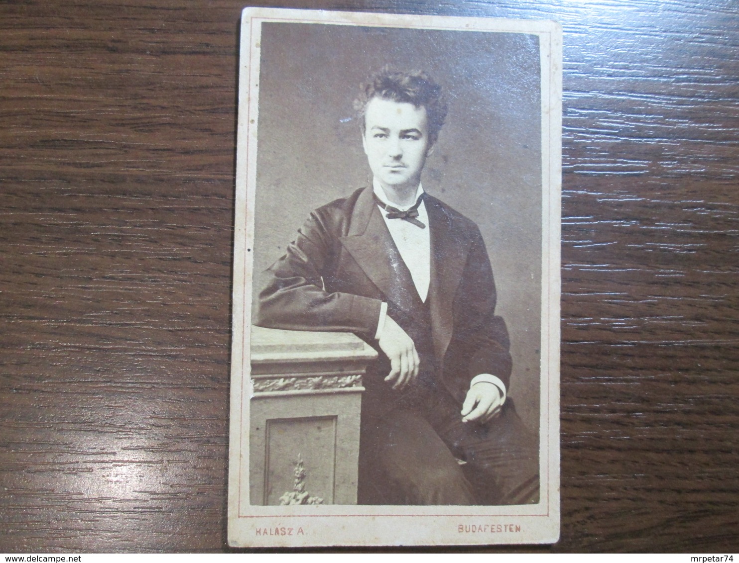 Cabinet Card Photo Of Halasz Anna , Budapest   / Hungary - Anonyme Personen