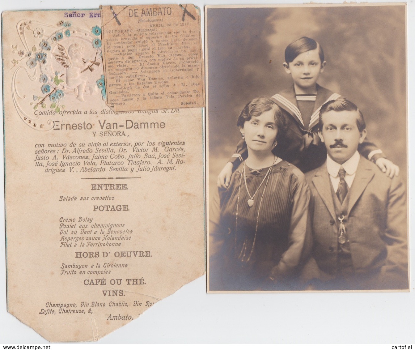 ECUADOR-ARCHIVE-LOT+-84 ORIGINAL PHOTOS-ERNESTO VAN DAMME-BELGIAN CONSUL+-1915-QUITO+. ALL PHOTOS ARE SCANNED+IDENTIFIED - Lieux