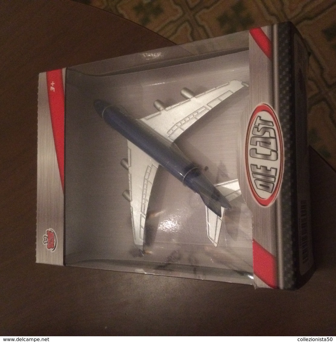 DIE CAST MODEL AIRBUS 380 BLU - Unclassified