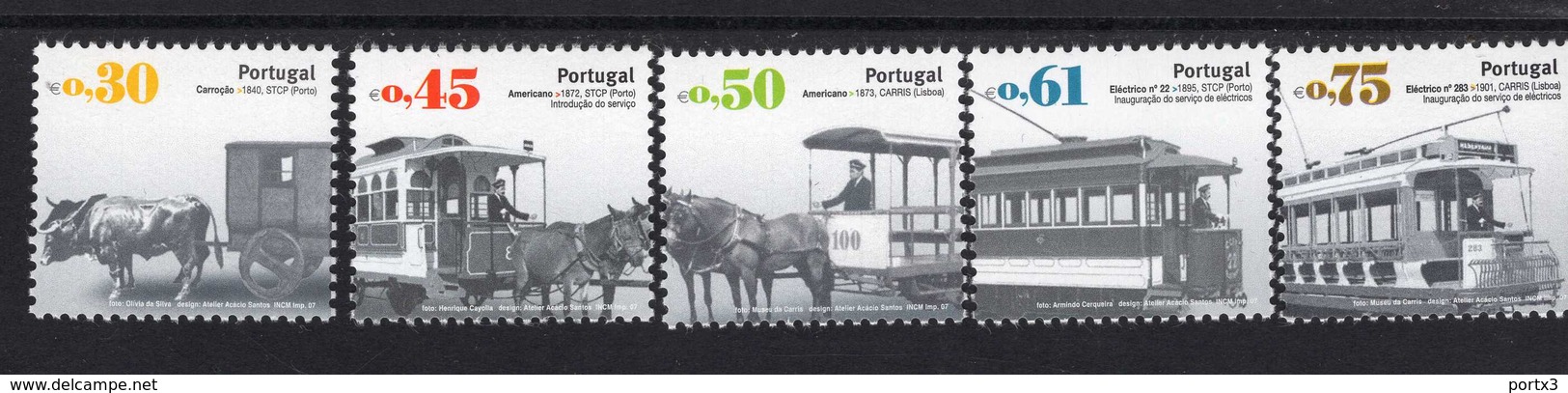 3147 - 3151 Transportmittel ** Postfrisch, MNH, Neuf - Nuevos