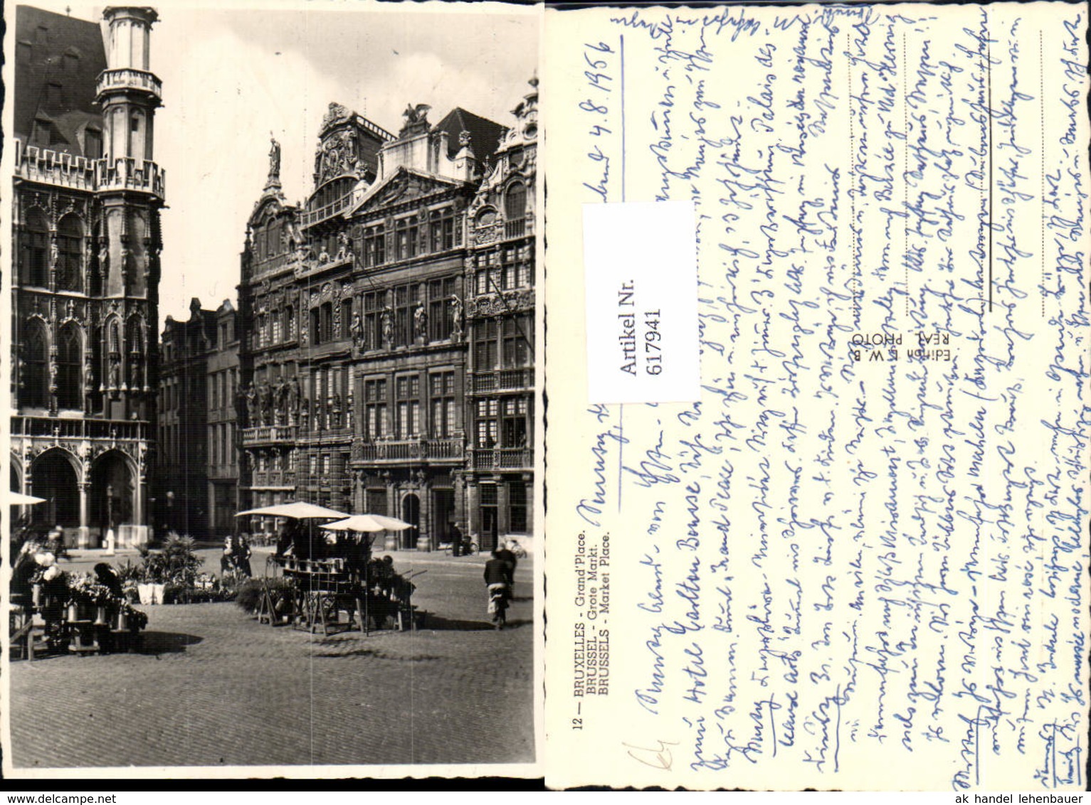 617941,Bruxelles Br&uuml;ssel Grand Place Grote Markt Market Place Belgium - Sonstige & Ohne Zuordnung