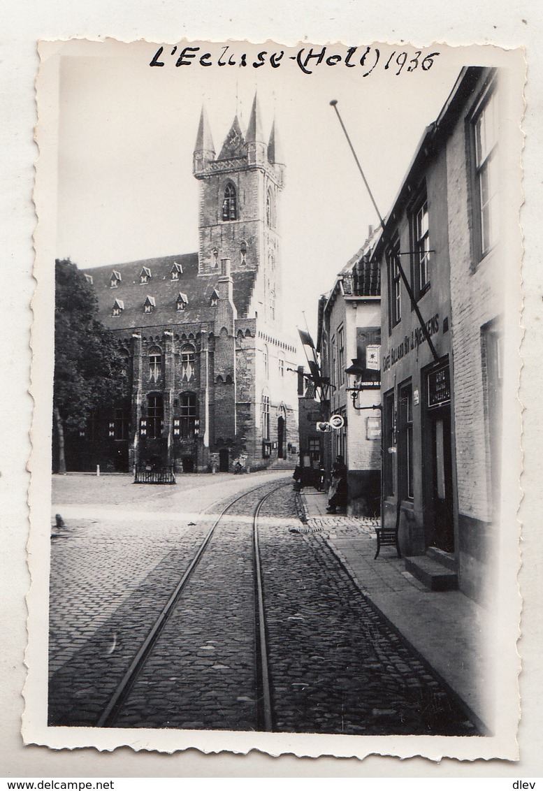 Sluis - L' Ecluse - 1936 - Foto 6 X 9 Cm - Plaatsen