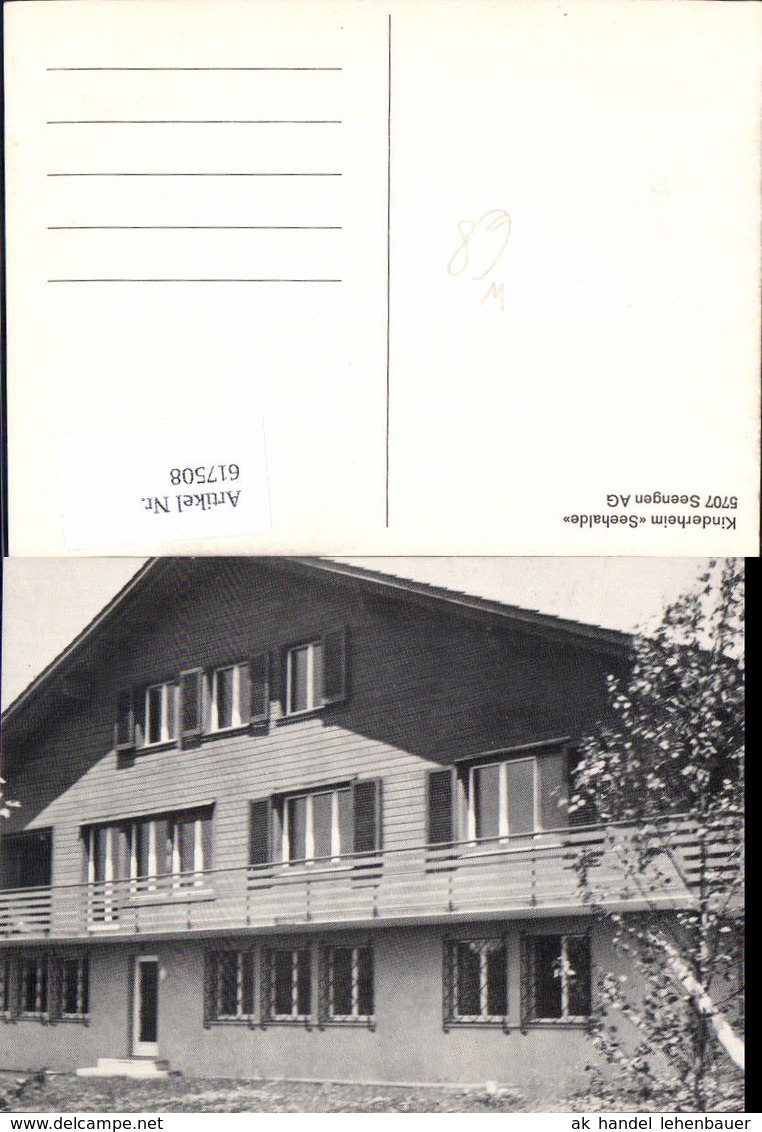 617508,Kinderheim Seehalde Seengen Aargau - Enge
