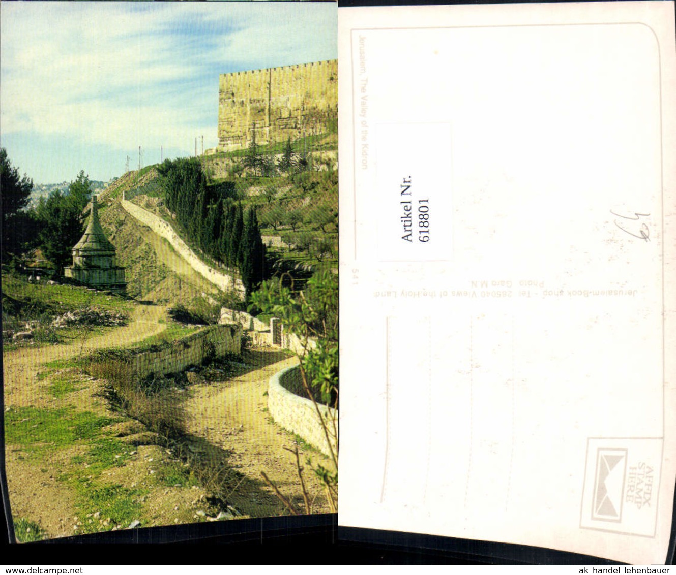 618801,Jerusalem The Valley Of The Kidron Israel - Israel