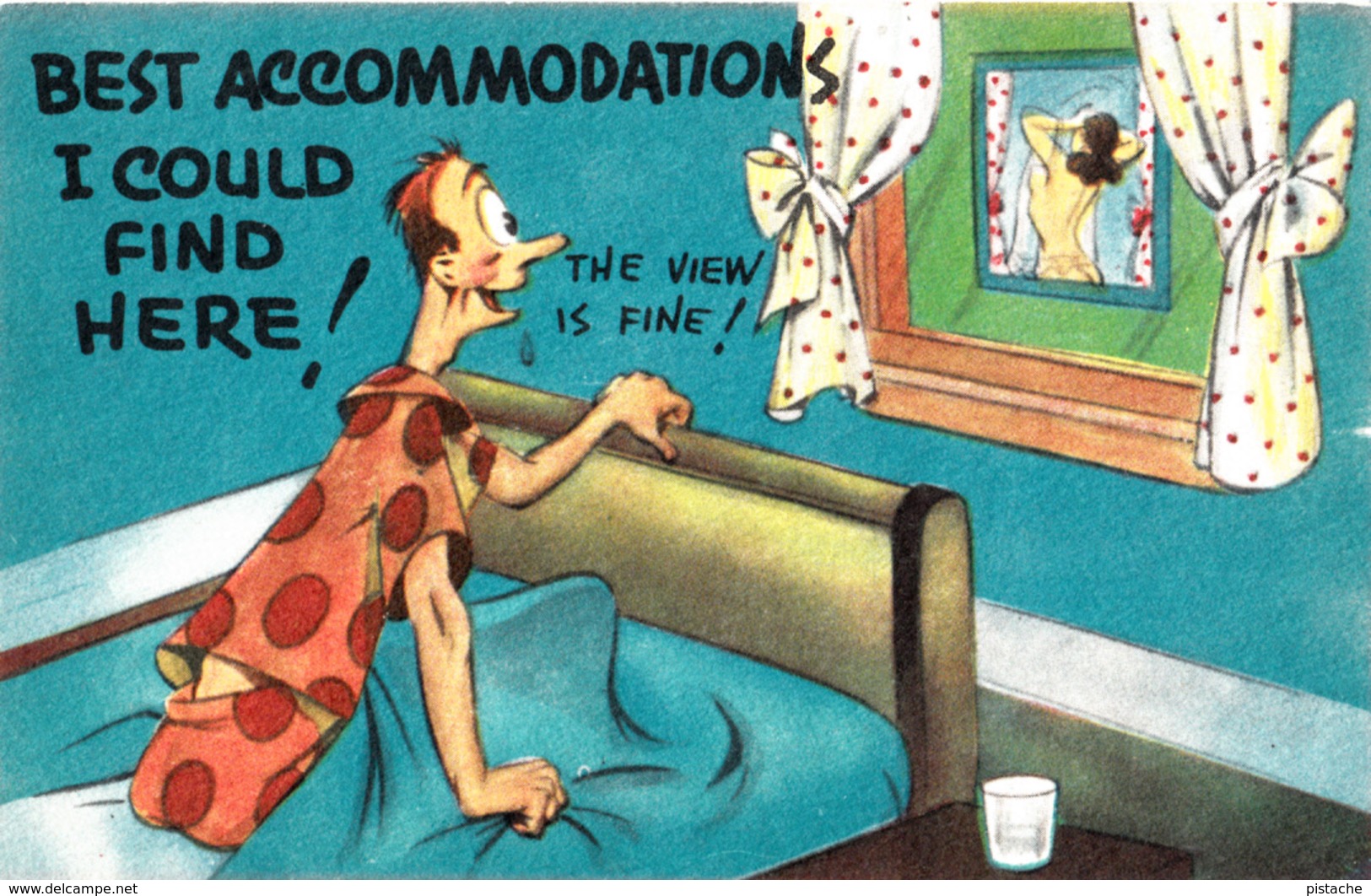 Comics Humor Comic Comique Humour - Best Accommodation With View On Sexy Lady - 2 Scans - Humour