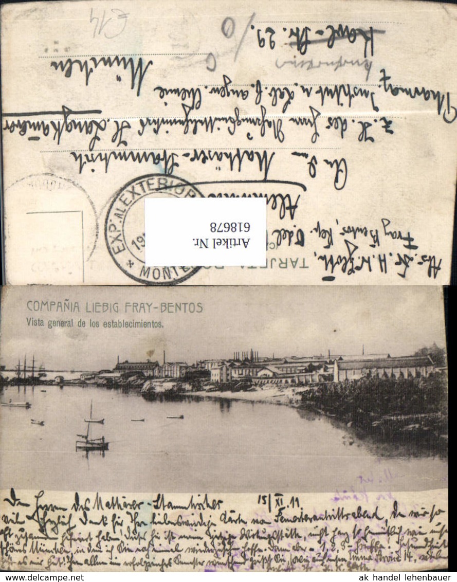 618678,Fray Bentos Compania Liebig Fray-Bentos Vista General De Los Establecimientos - Uruguay