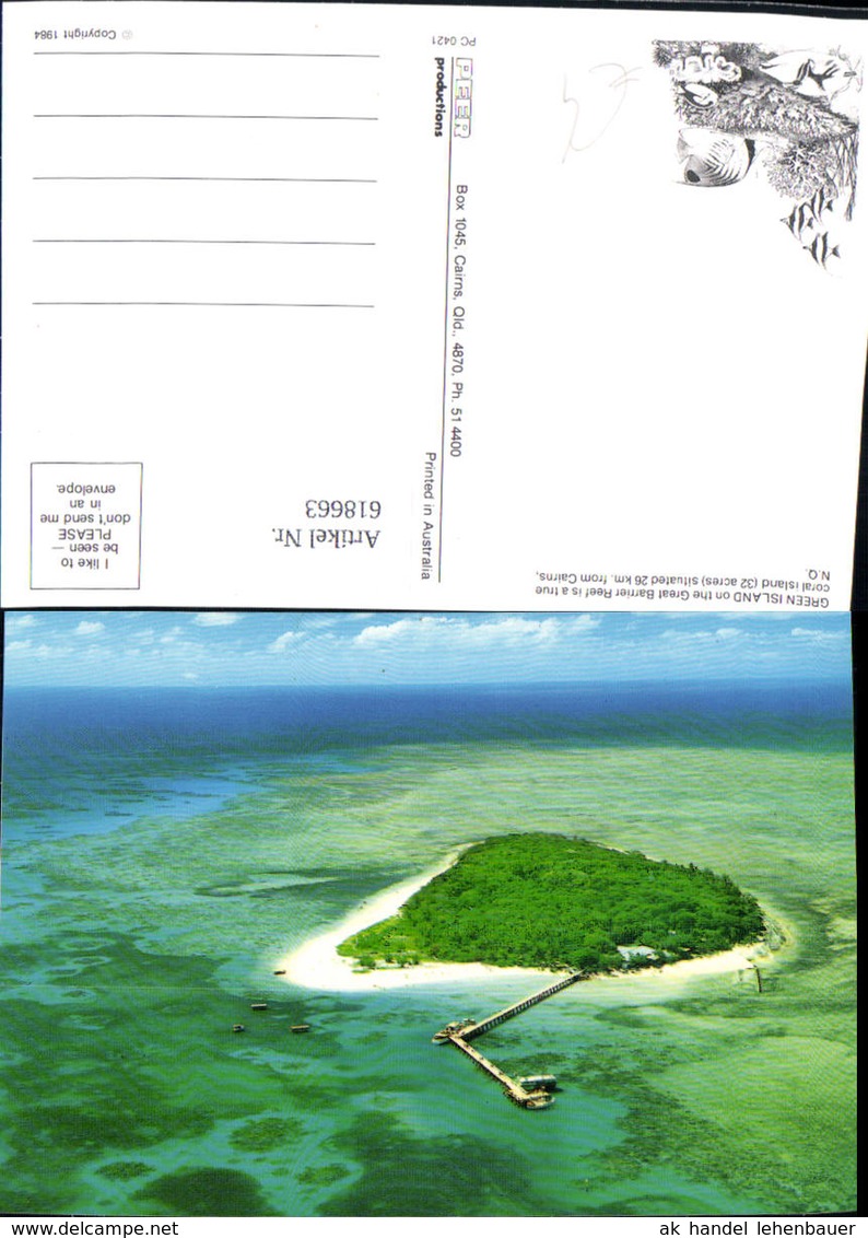 618663,Green Island On The Great Barrier Reef Cairns Australia - Sonstige & Ohne Zuordnung