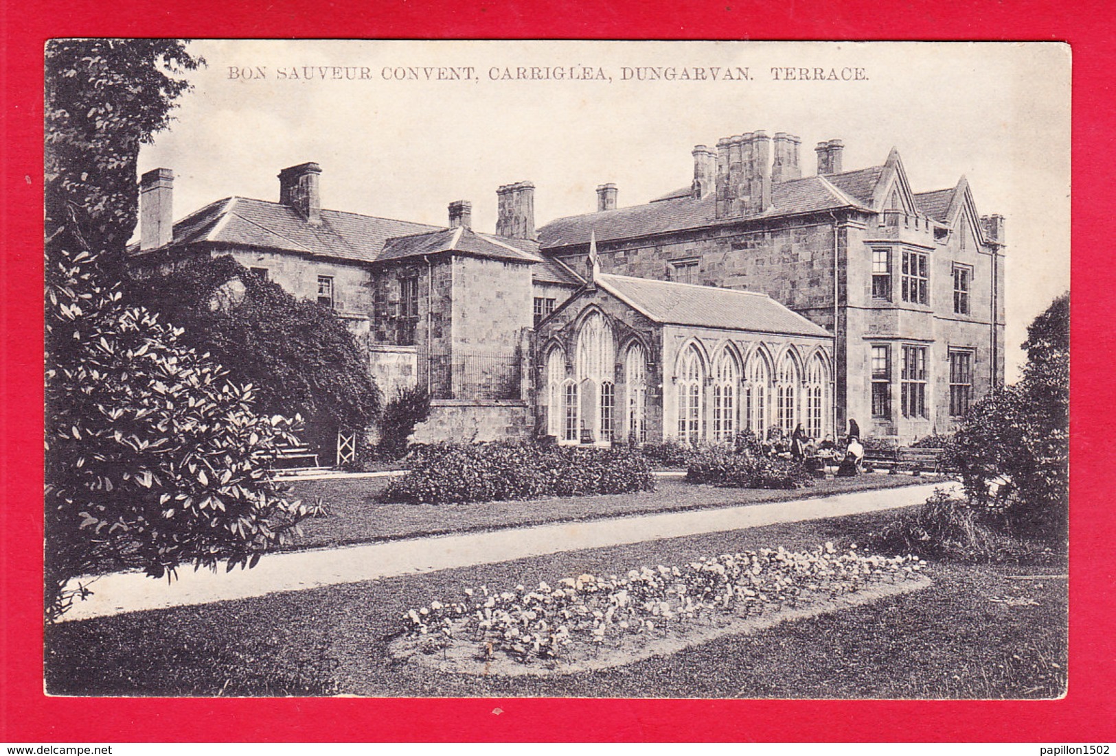 E-Royaume Uni-314D02  Bon Sauveur Convent, Carriglea, Dungarvan, Terrace, Cpa BE - Autres & Non Classés