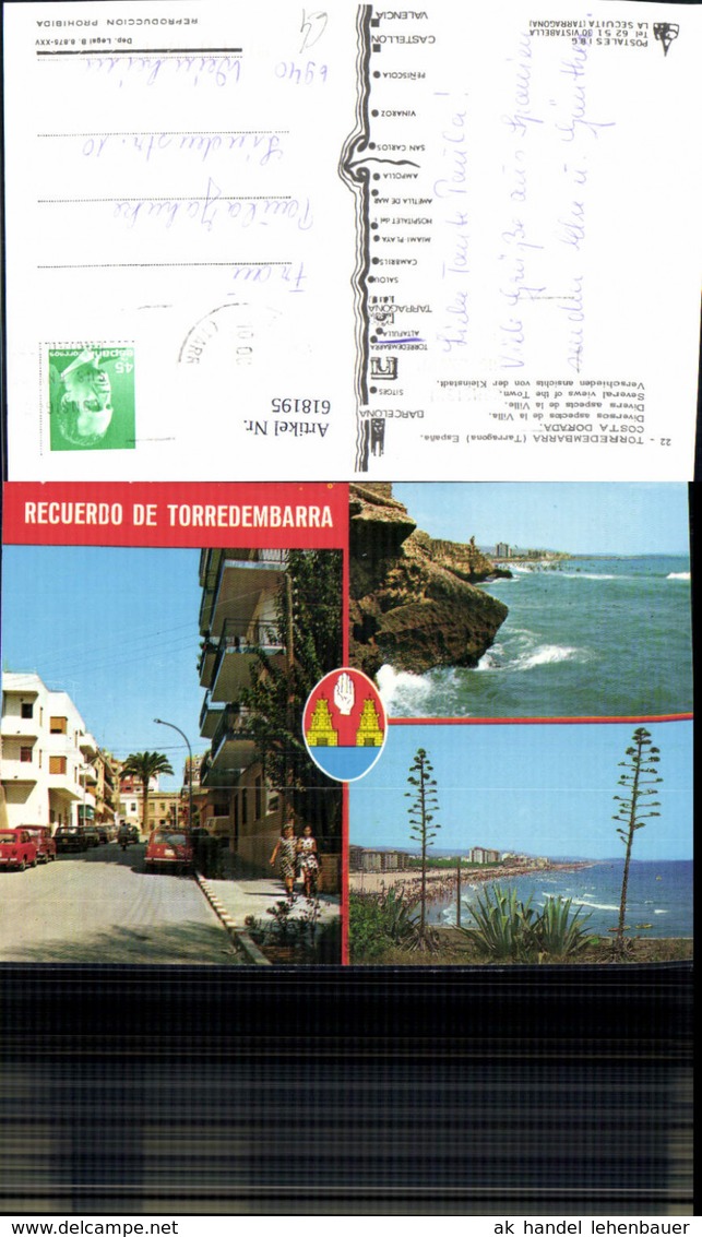 618195,Mehrbild Ak Torredembarra Tarragona Costa Dorada Diversos Aspectos De Al Villa - Sonstige & Ohne Zuordnung