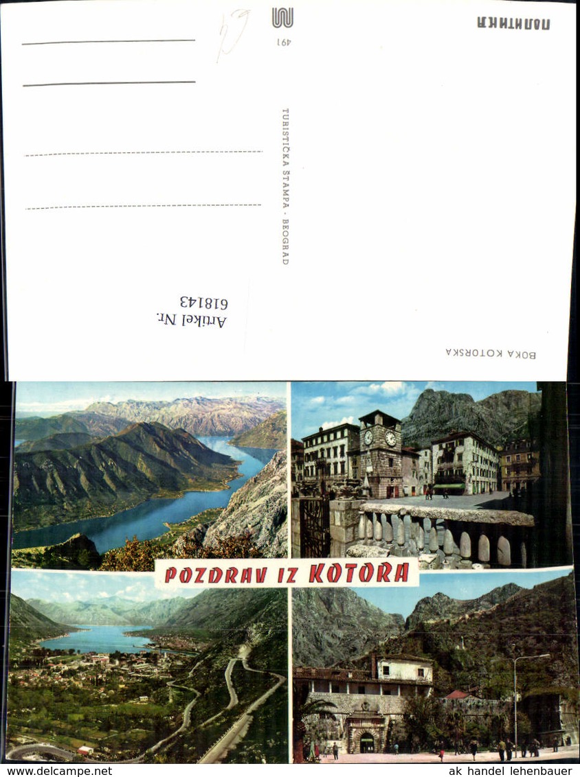 618143,Mehrbild Ak Boka Kotorska Kotora Montenegro - Non Classés