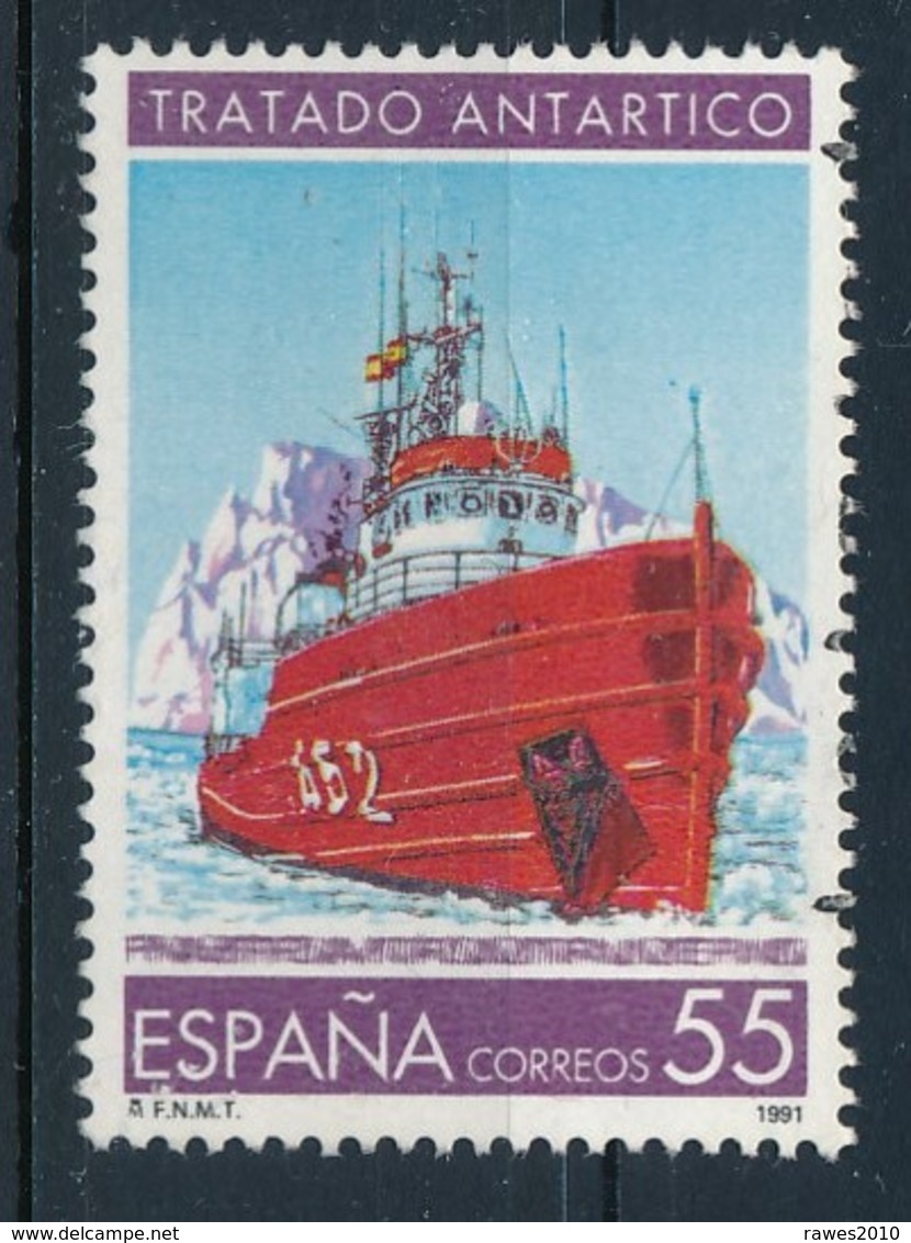 Spanien 1991 Mi. 3024 Gest. Antarktis Schiff Eis - Gebraucht