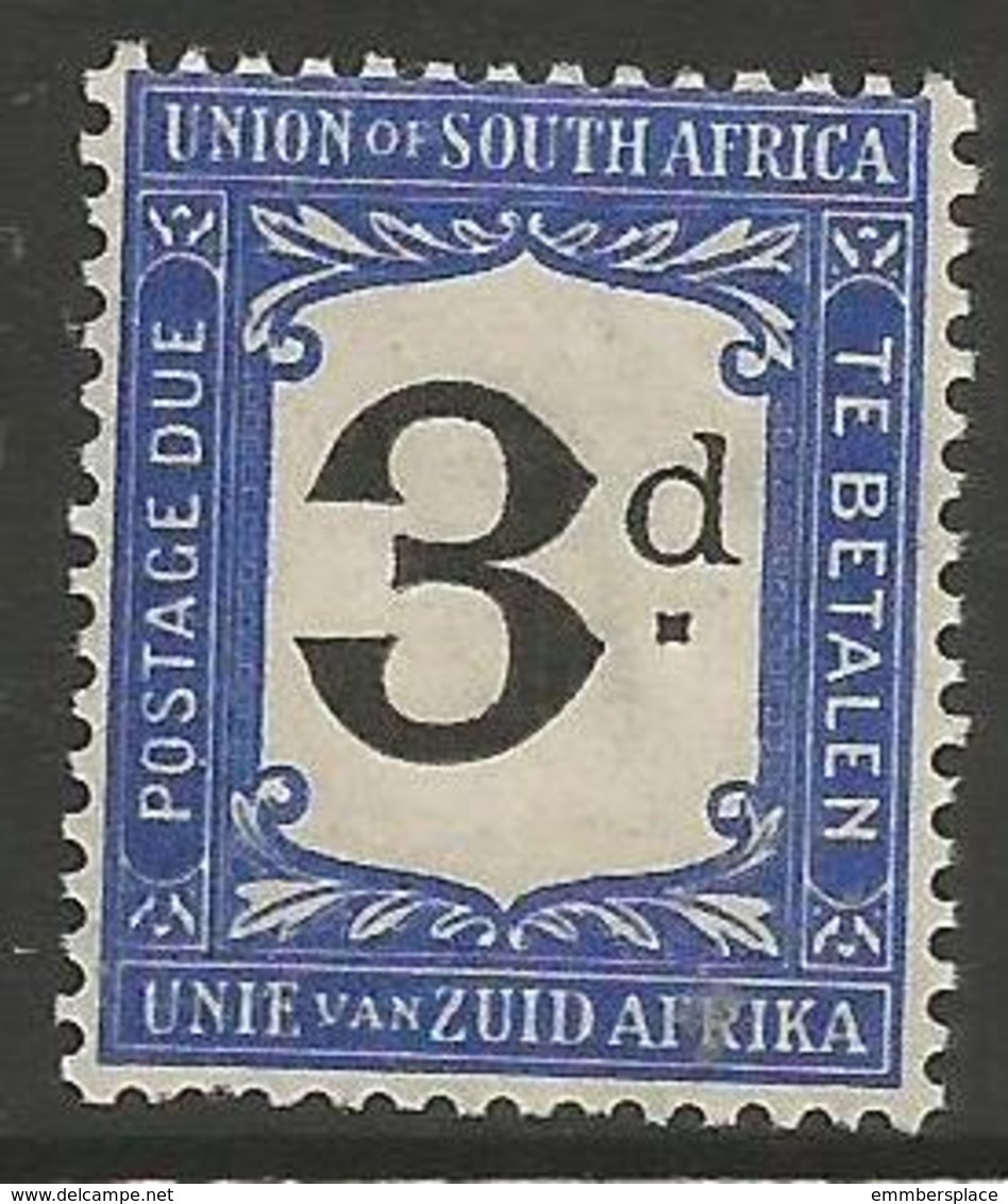 South Africa - 1915 Postage Due 3d MNH **  SG D4  Sc J4 - Postage Due