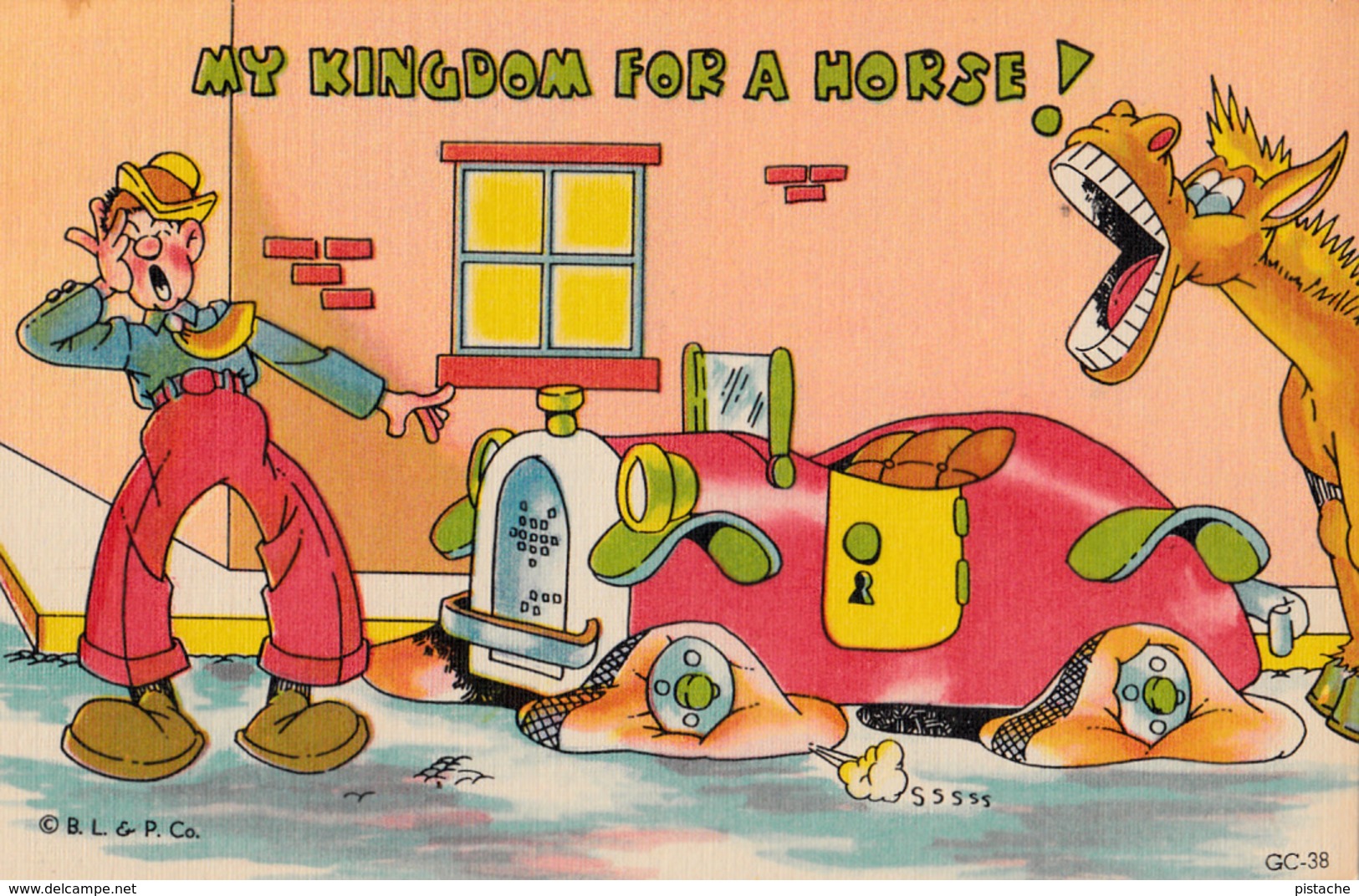 Comics Humor Comic Comique Humour - Kingdom For A Horse - 2 Scans - Humour