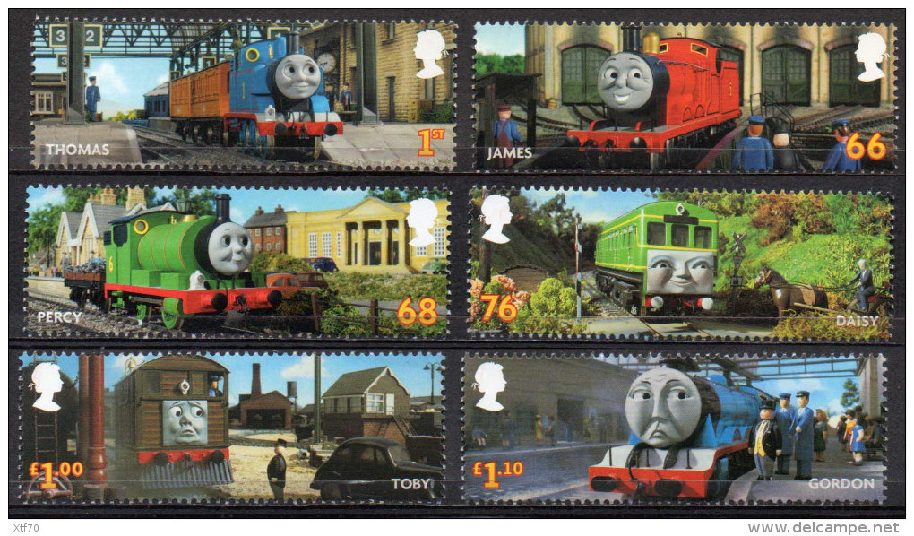 GREAT BRITAIN 2011 Thomas The Tank Engine - Unused Stamps