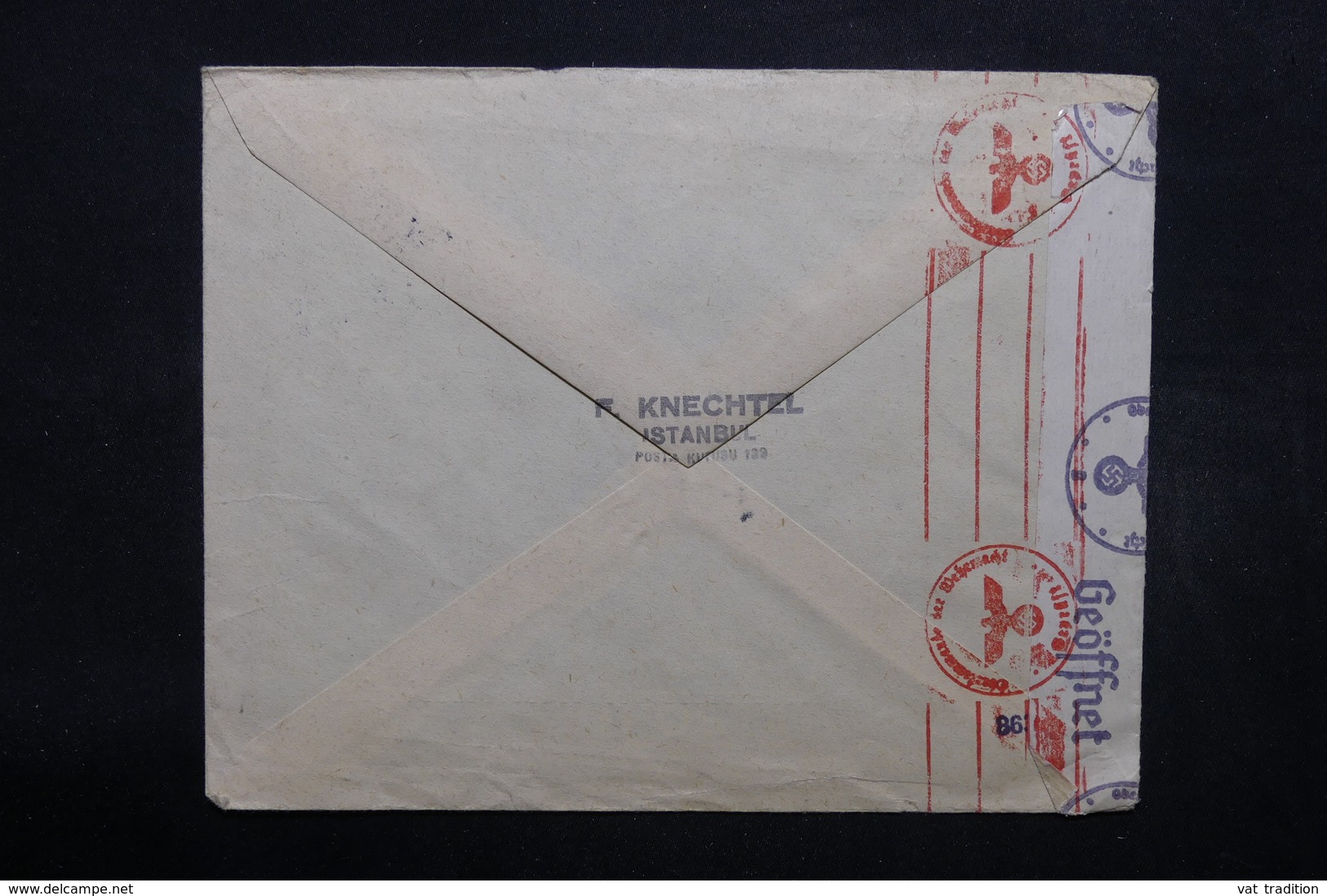 TURQUIE - Enveloppe Commerciale De Istanbul Pour L 'Allemagne  , Contrôle Postal - L 32428 - Cartas & Documentos