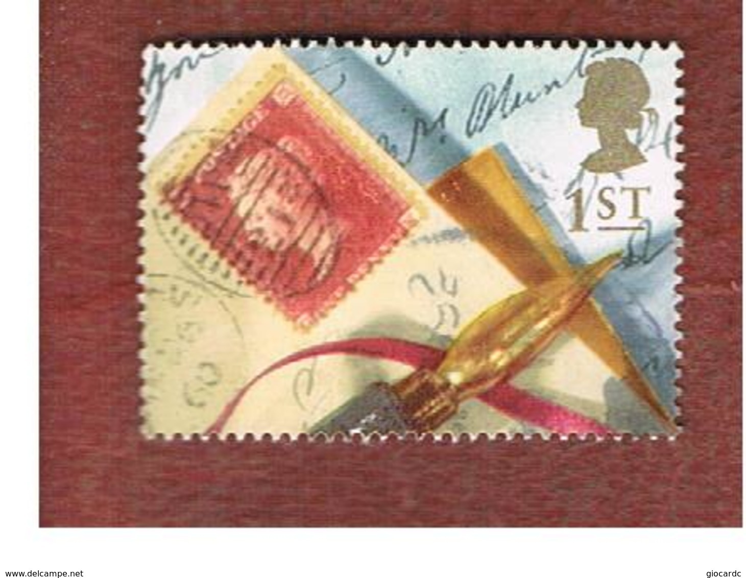 GRAN BRETAGNA.GREAT BRITAIN -  SG 1598 -  1992 GREETINGS STAMPS: MEMORIES (PEN)  - USATI - Usati