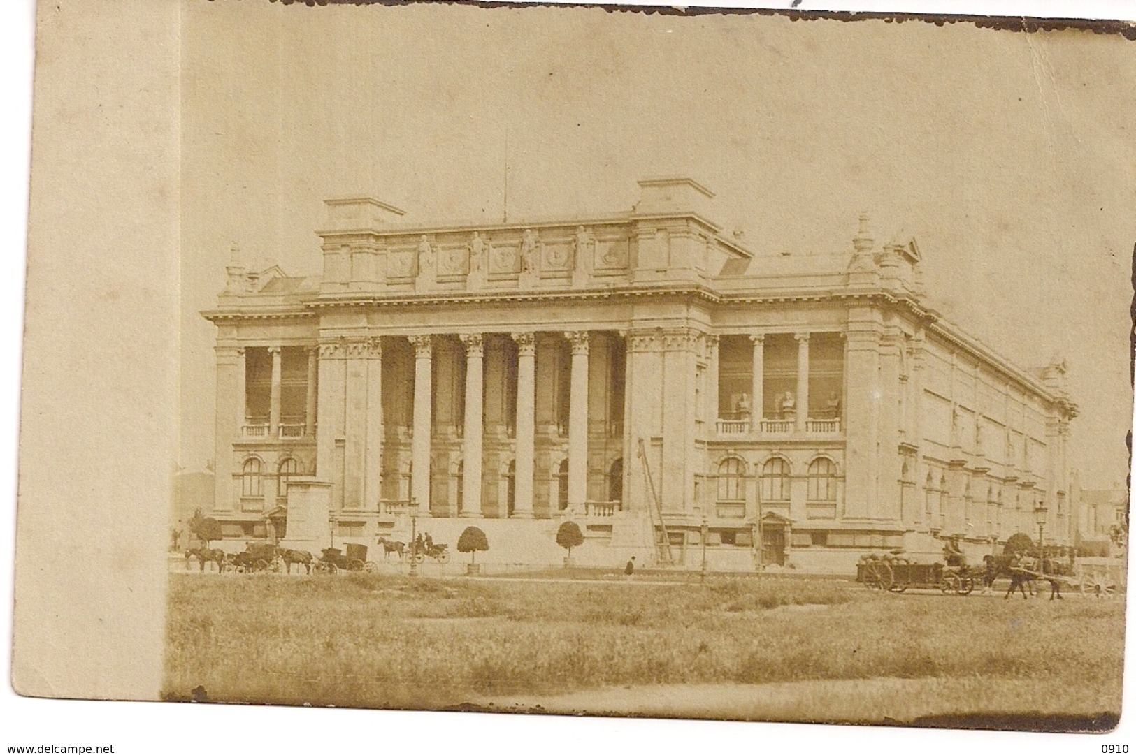 ANVERS-ANTWERPEN" FOTOKAART 1889-MUSEUM VAN SCHONE KUNSTEN IN AANBOUW" - Antwerpen