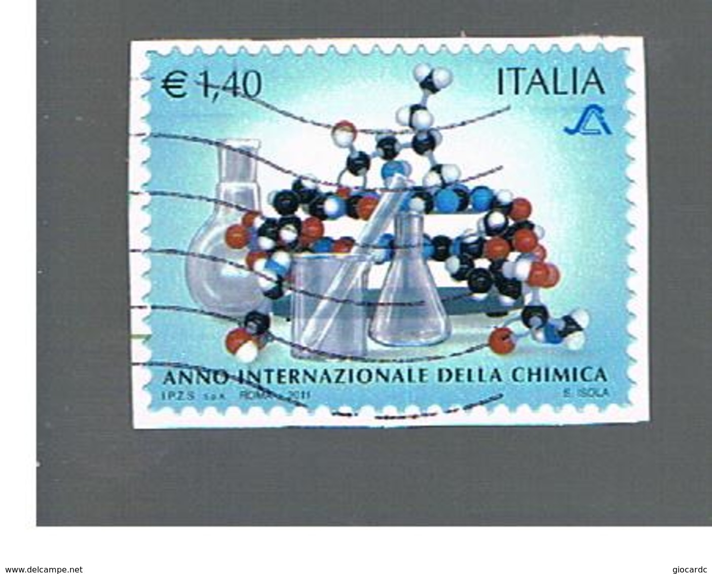 ITALIA REPUBBLICA  -   2011    -    ANNO DELLA CHIMICA          -   USATO  ° - 2011-20: Usati