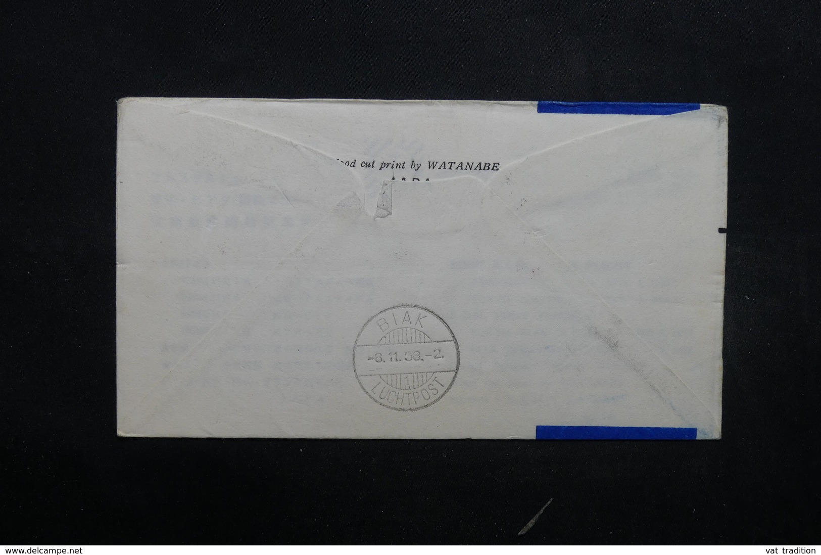 JAPON - Enveloppe 1 Er Vol Japon / Nouvelle Guinée En 1958 - L 32435 - Cartas & Documentos