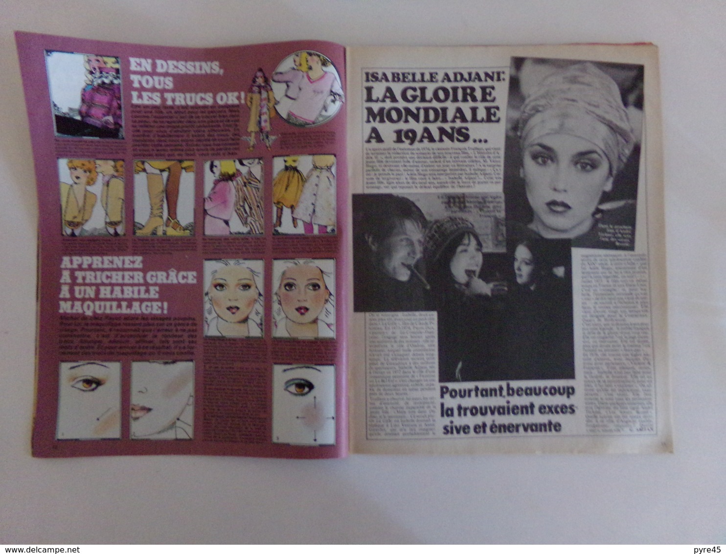 Revue " Ok age tendre " n° 150, 1978, Nicoletta, Isabelle Adjani, France Gall ...