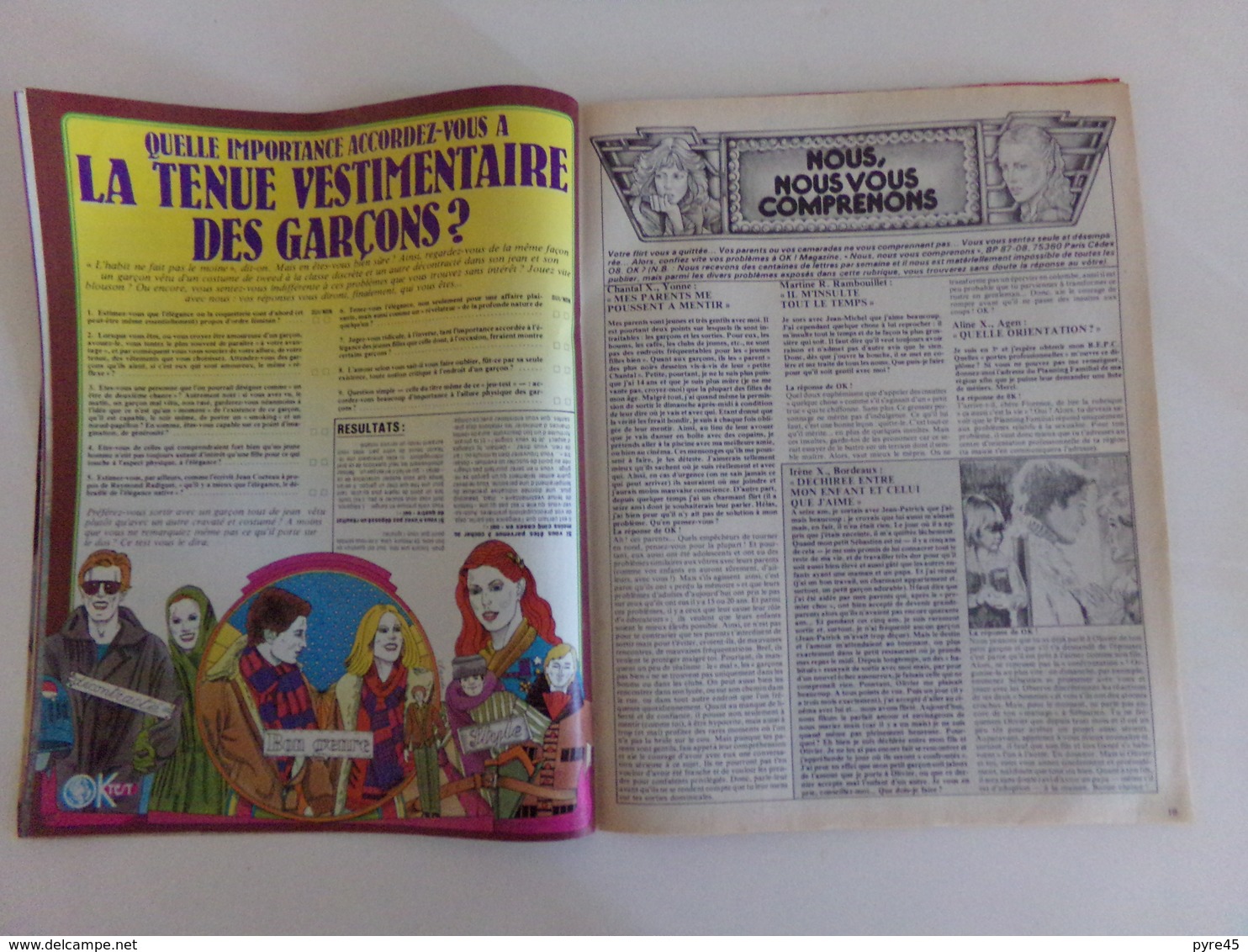 Revue " Ok age tendre " n° 150, 1978, Nicoletta, Isabelle Adjani, France Gall ...