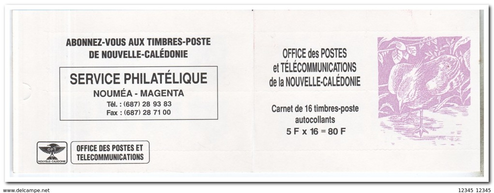 Nieuw Caledonië 1993, Postfris MNH, Birds ( Booklet, Carnet ) - Postzegelboekjes