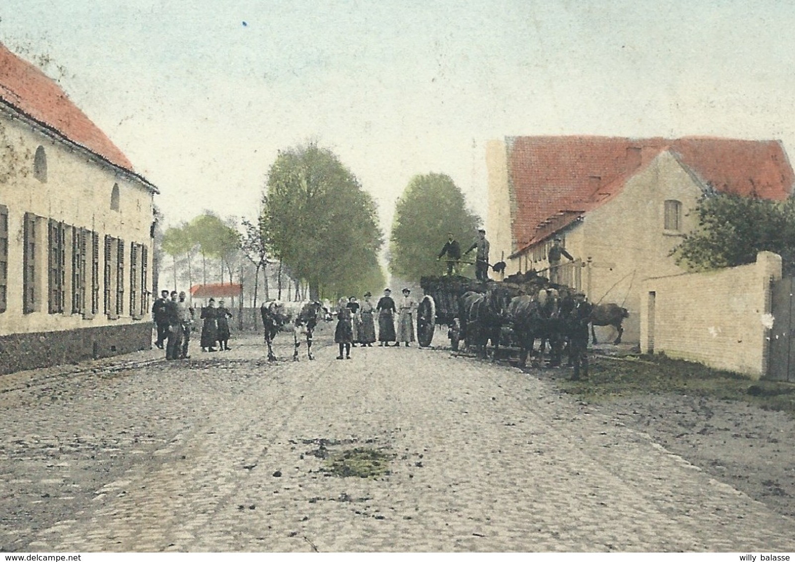 +++ CPA - BRUGELETTE - Hameau Du Pavé - Attelage    // - Brugelette