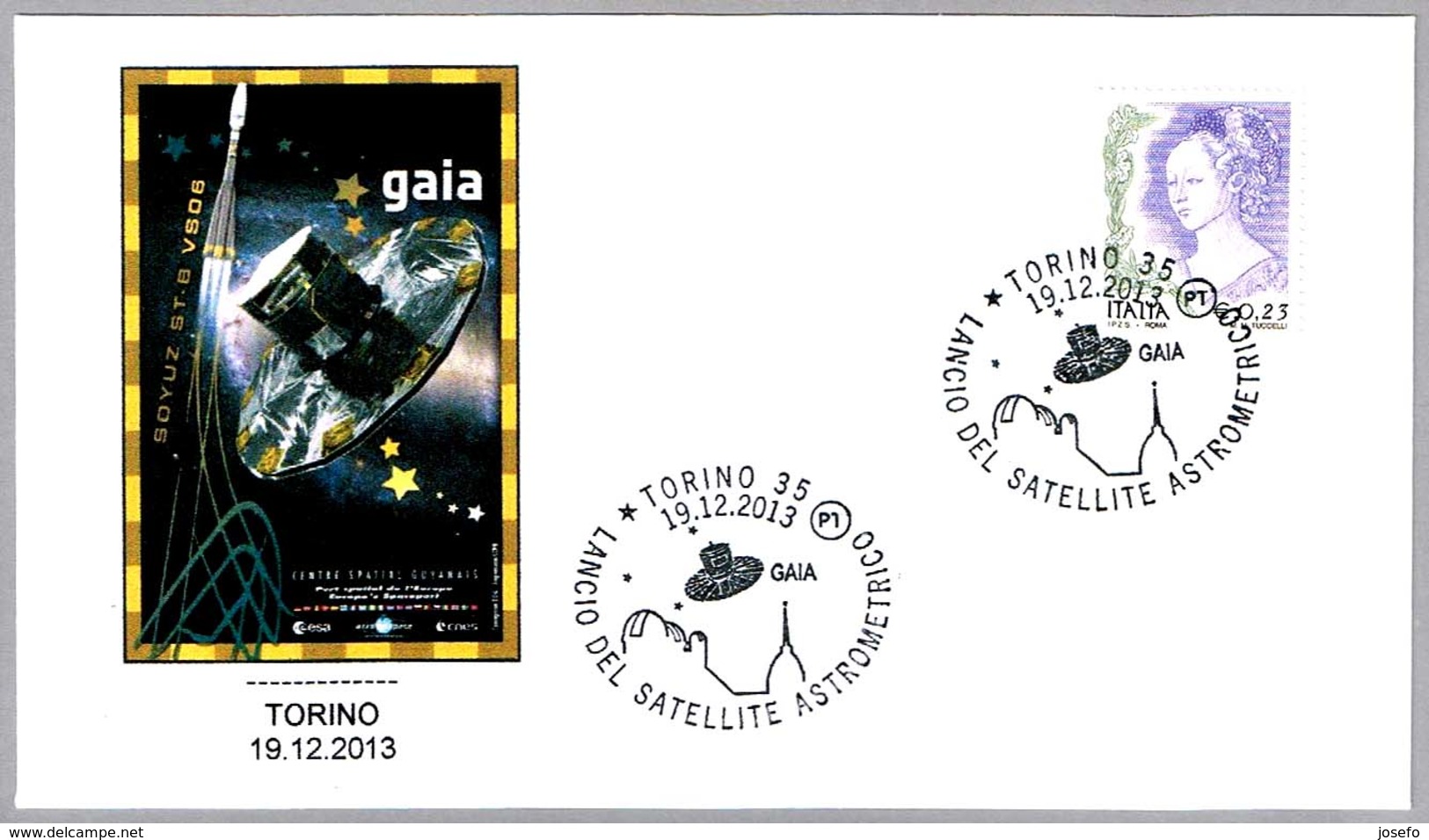 LANZAMIENTO DEL SATELITE GAIA - Gaia Satellite Launch. Torino 2013 - Europe