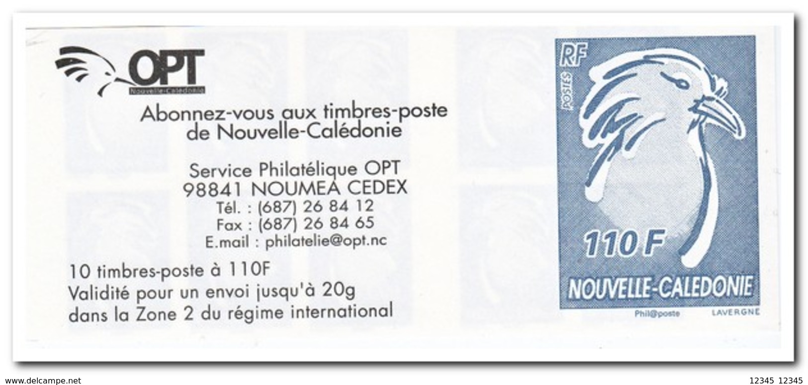 Nieuw Caledonië 2006, Postfris MNH, Birds ( Booklet, Carnet ) - Markenheftchen