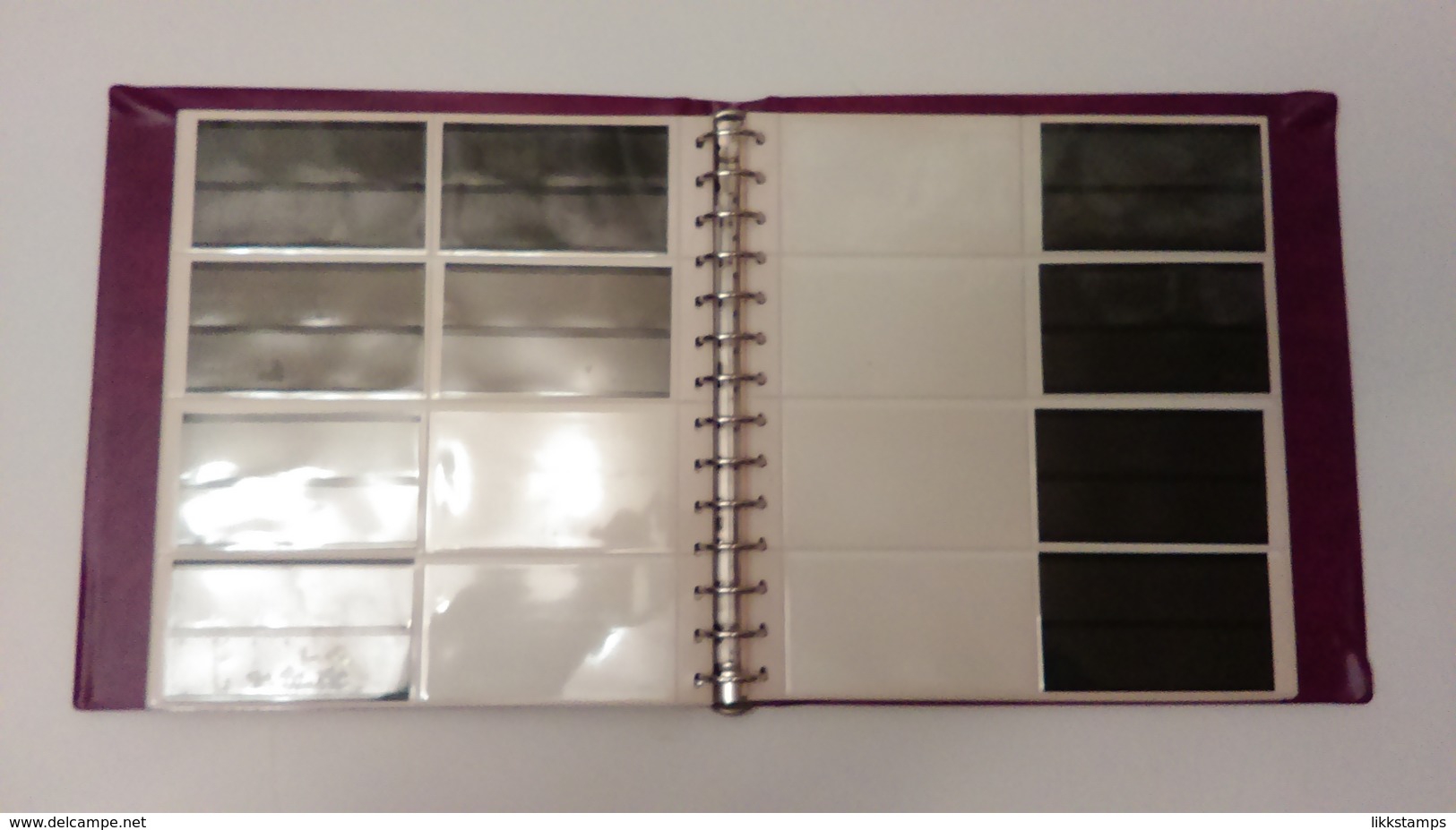SAFE 14 RING BINDER CONTAINING 10 DEALERS APPROVAL CARD STOCKPAGES WITH CARDS #A00007 (B7)