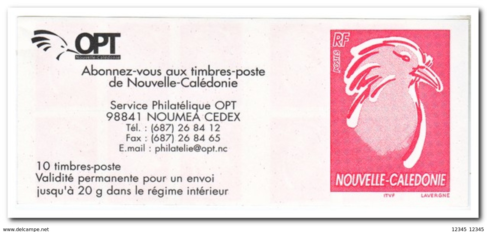 Nieuw Caledonië 2006, Postfris MNH, Birds ( Booklet, Carnet ) - Markenheftchen