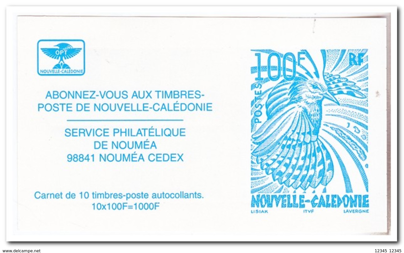 Nieuw Caledonië 2006, Postfris MNH, Birds ( Booklet, Carnet ) - Booklets