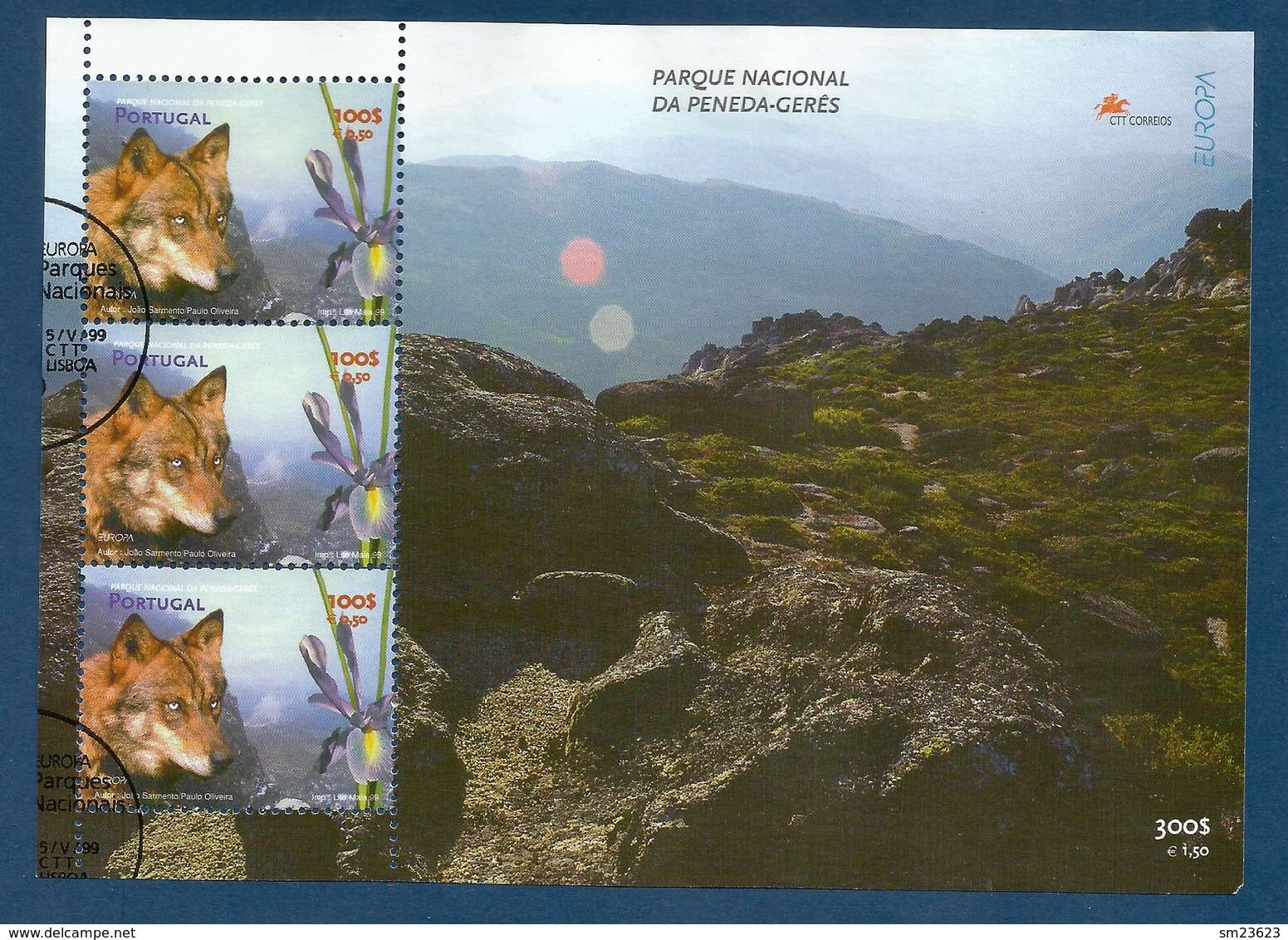 Portugal  1999 Mi.Nr. 2338 (Block 150) - EUROPA CEPT Natur- Und Nationalparks - Gestempelt / Fine Used / (o) - 1999