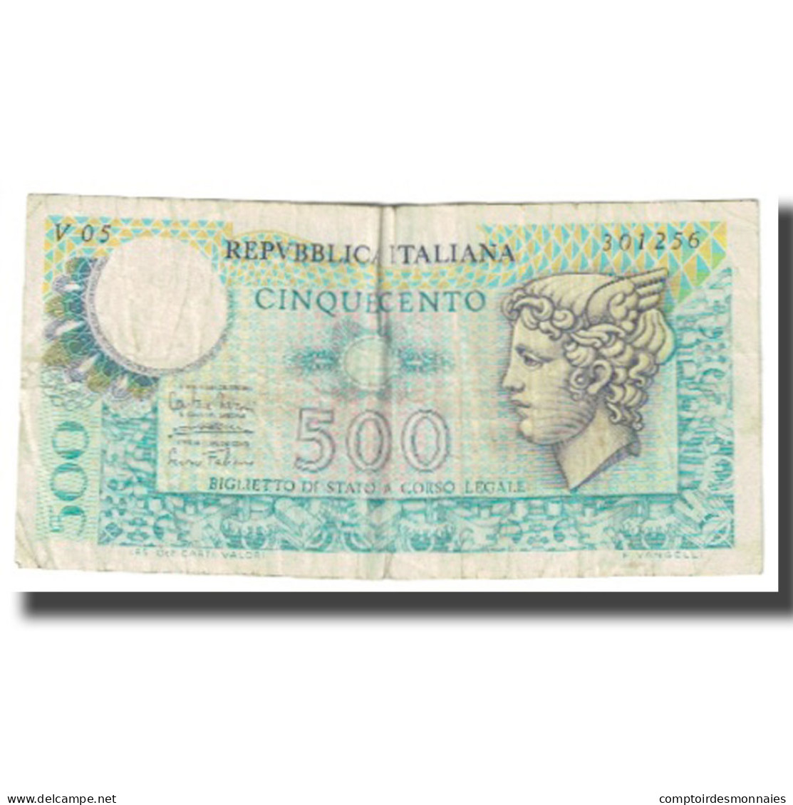 Billet, Italie, 500 Lire, KM:95, TB - 500 Liras