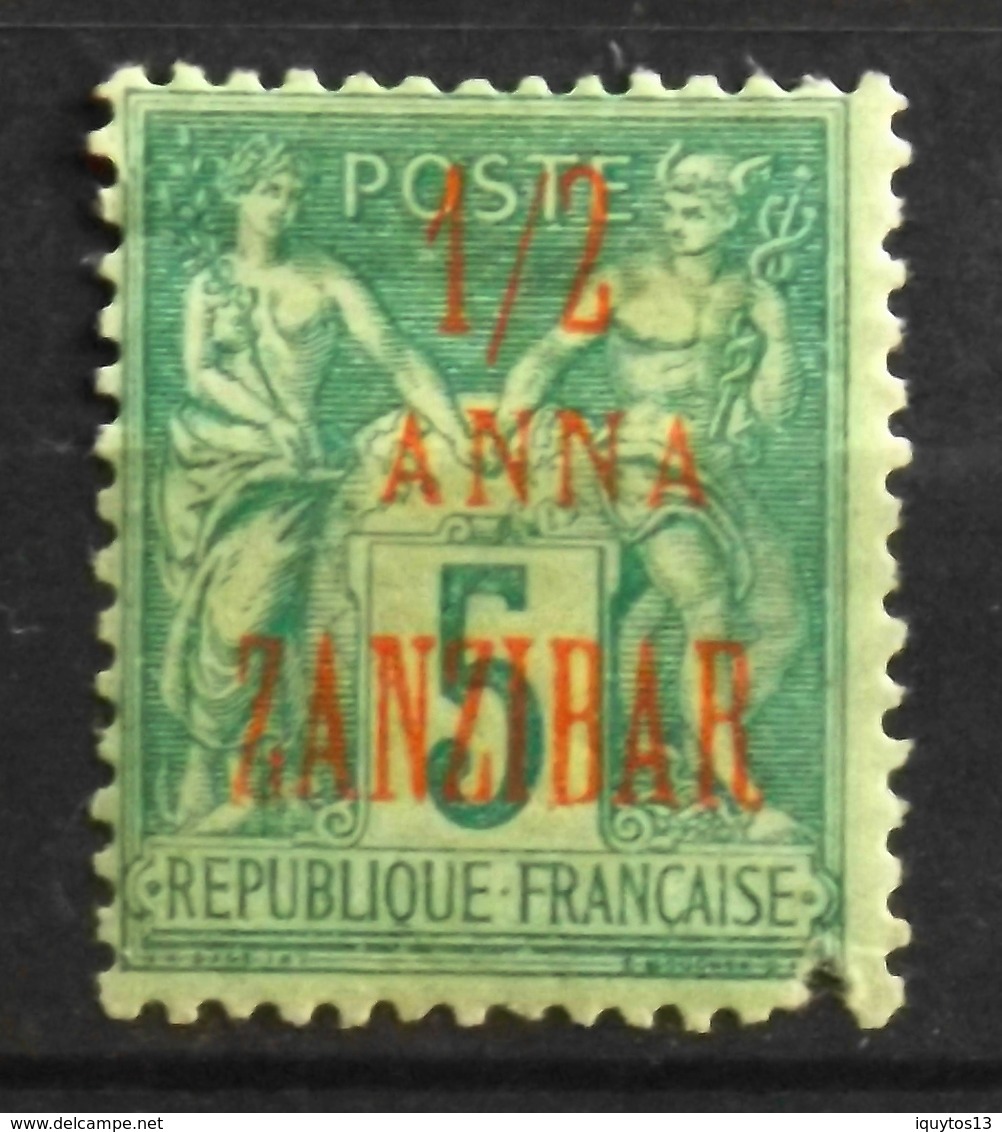 France (ex-colonies & Protectorats) > Zanzibar (1894-1904) 1896-1900 N° 17 Y & T Neuf* - Ungebraucht