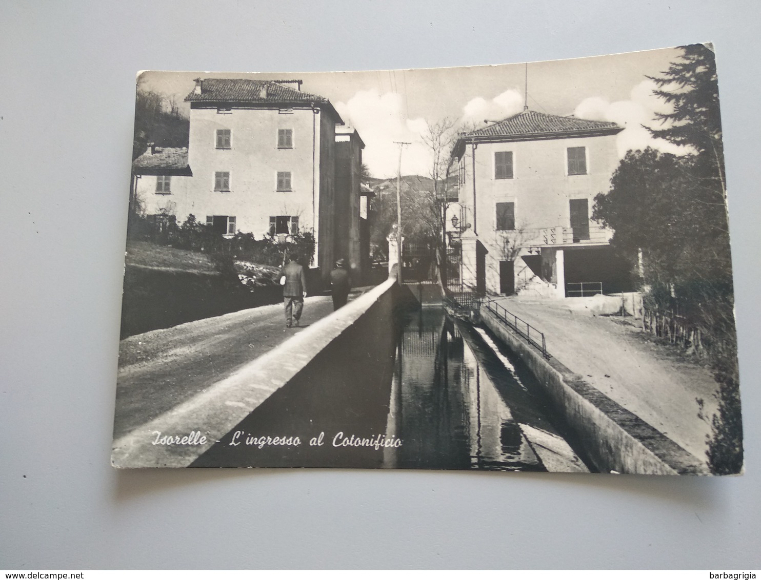 CARTOLINA ISORELLE - L'INGRESSO AL COTONIFICIO - Genova