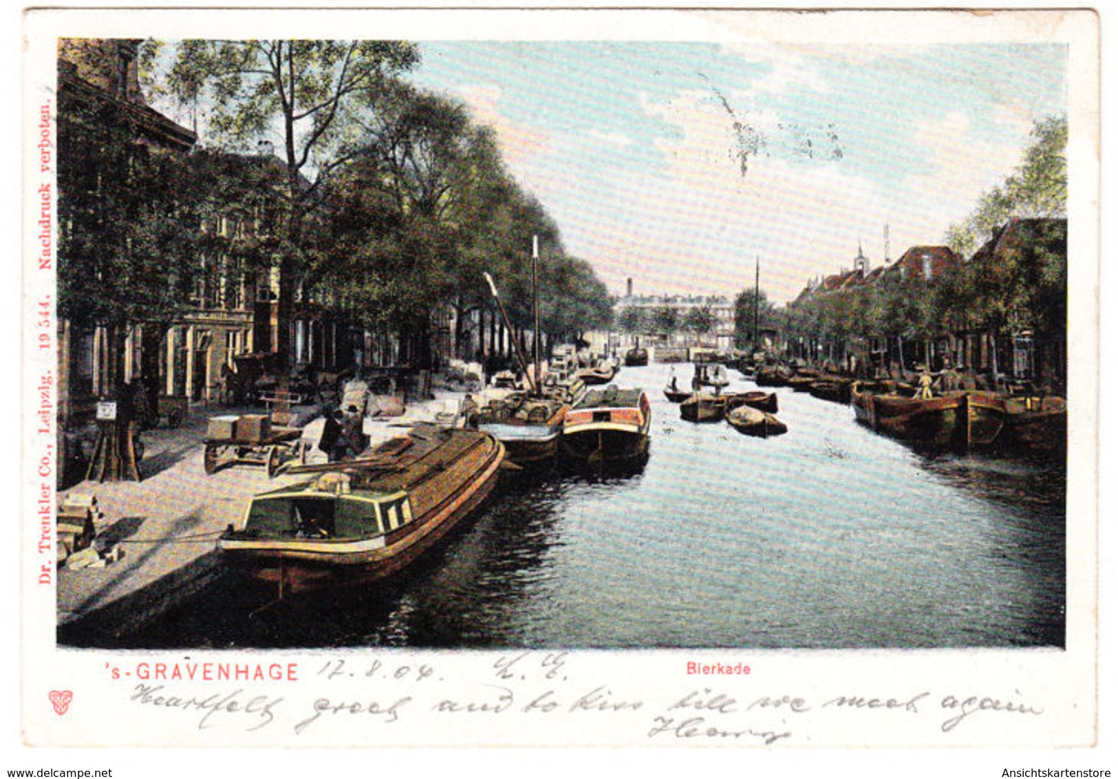 CPA Gravenhage, Bierkade, Gel. 1904 - Den Haag ('s-Gravenhage)