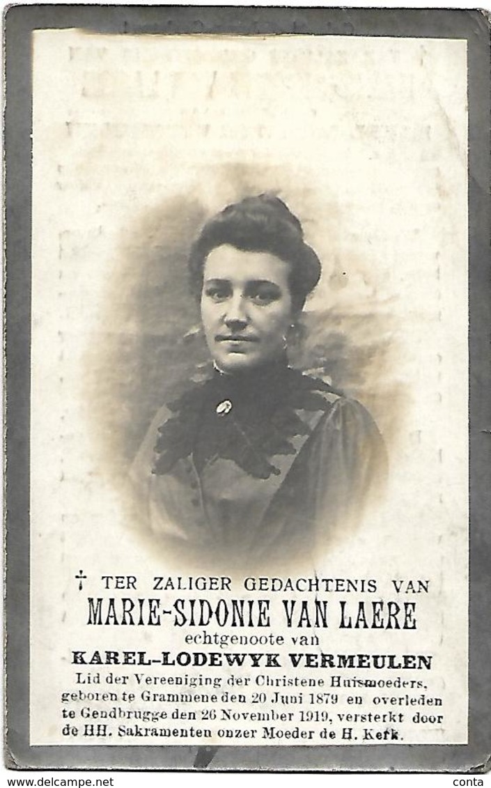 Marie-Sidonie Van Laere - ° Grammene 1879 + Gendbrugge 1919 - Images Religieuses