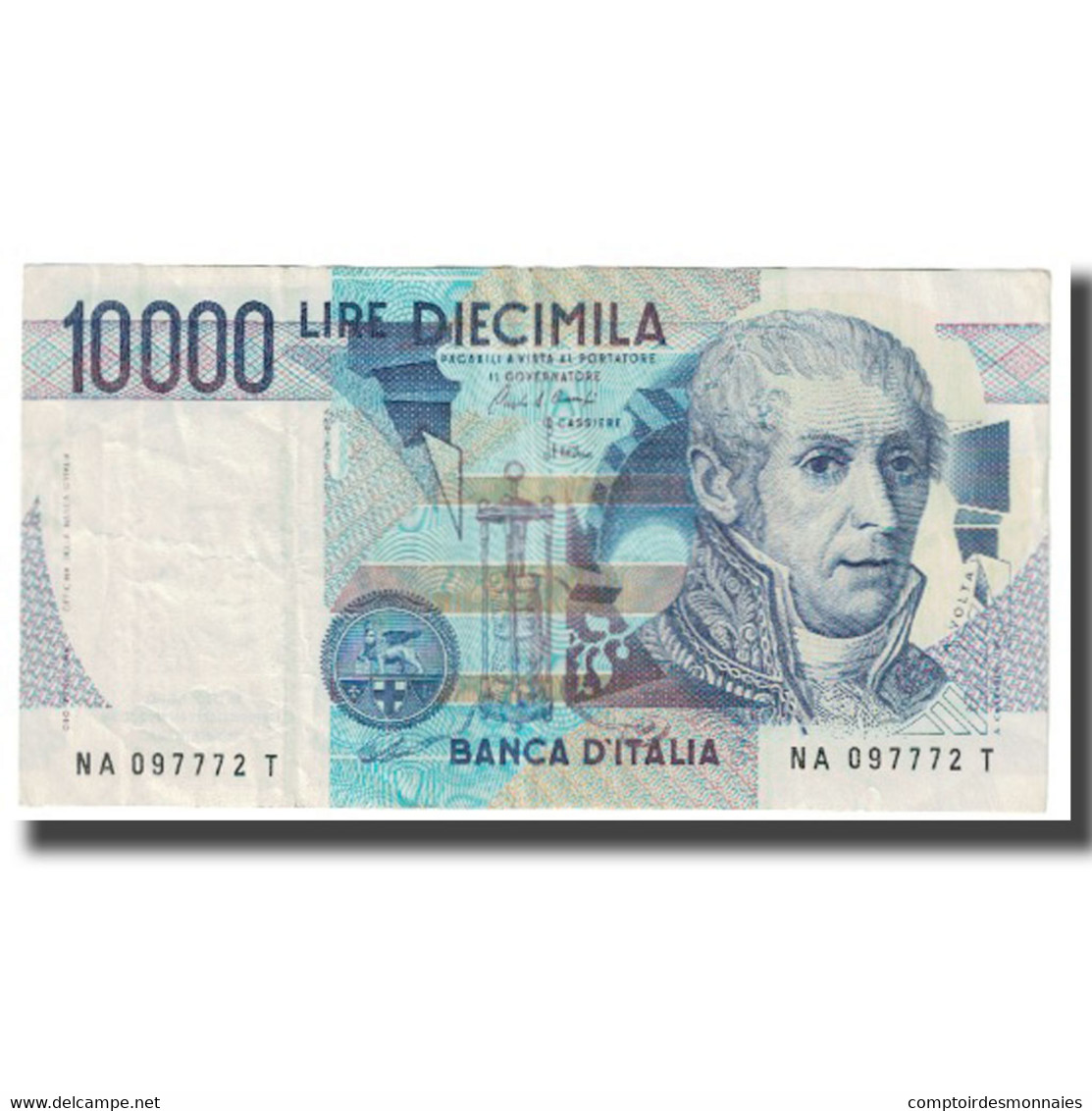 Billet, Italie, 10,000 Lire, 1984, 1984-09-03, KM:112a, TTB - 10000 Lire