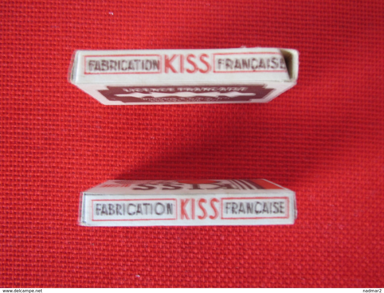 Lot De 8 étuis De 5 Lames Neuves KISS Bleue Lame Superfine Licence Et Fabrication Française + Boite Présentation TBE - Razor Blades