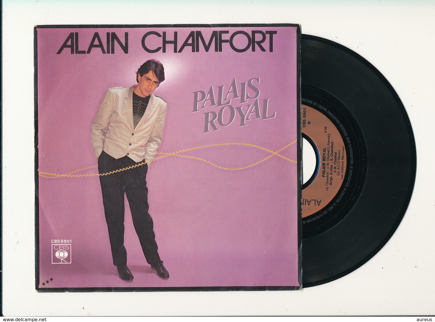 ALAIN CHAMFORT  " PALAIS ROYAL " Disque CBS 1979  TRES BON ETAT - Rock