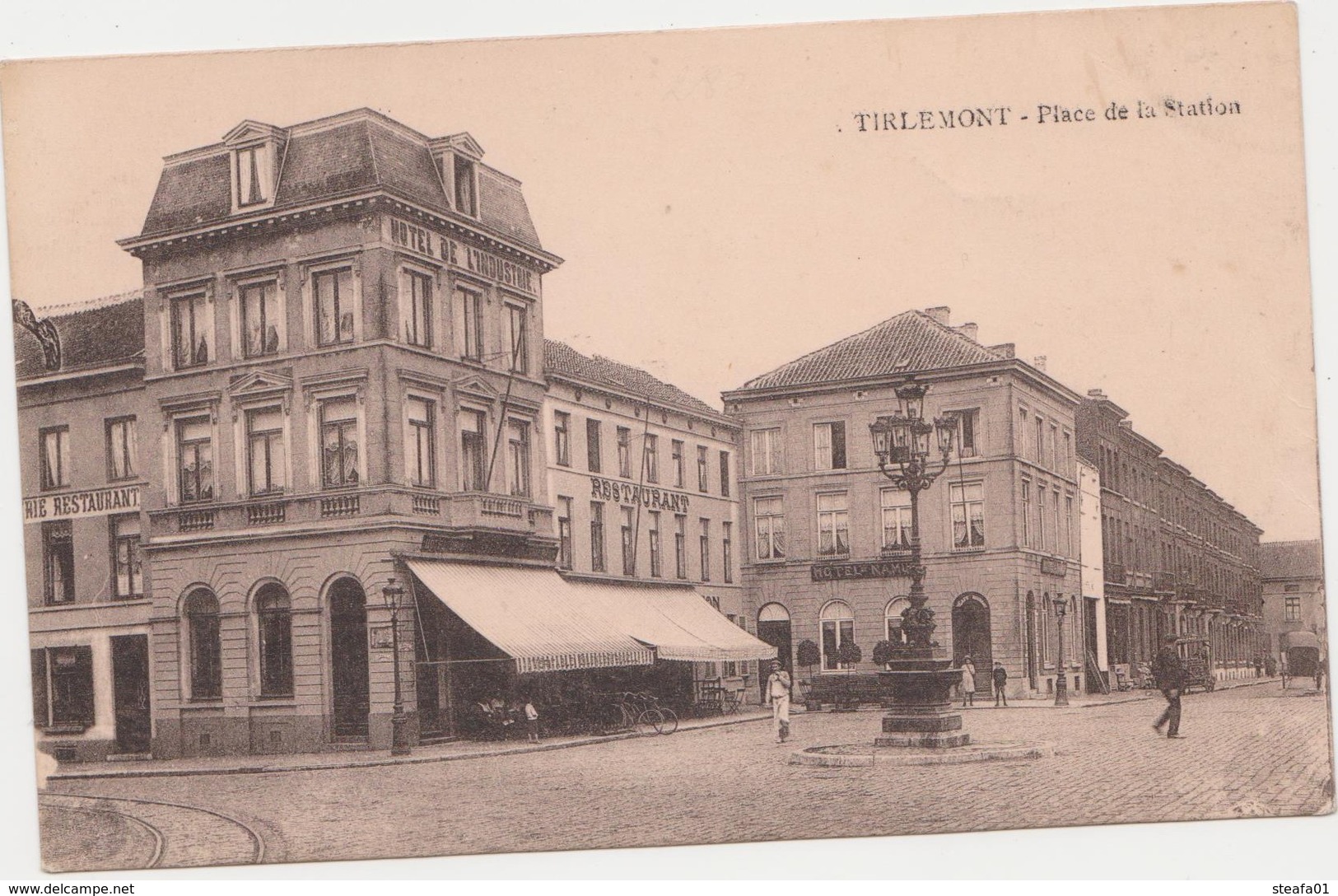 Tienen, Thienen, Tirlemont, Place De La Station, Speciale Uitgevave Pâtissiers Bruxellois" ZELDZAAM - Tienen