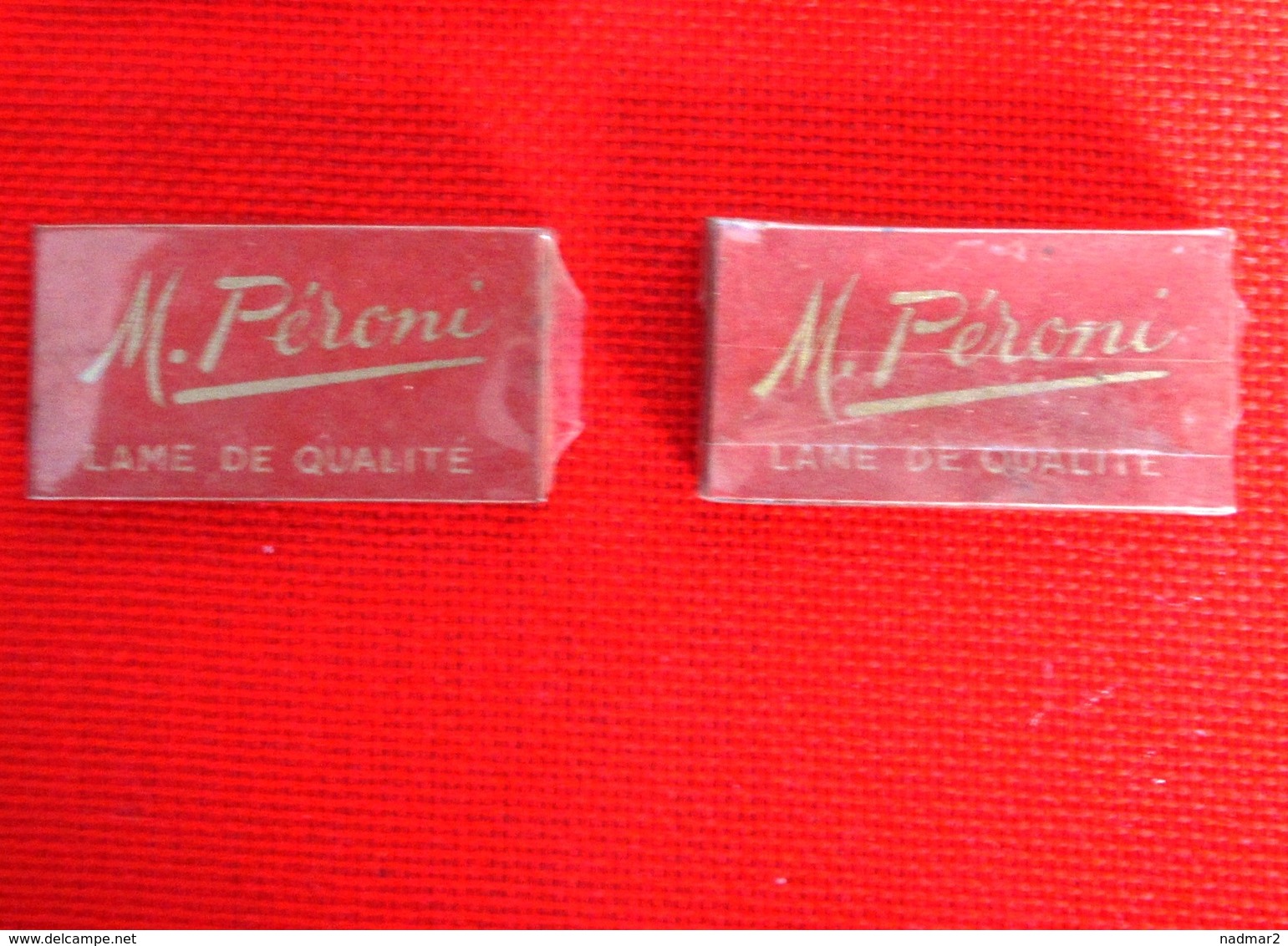 Lot De 2 étuis De 5 Lames Neuves M.PERONI Qualité Supérieure Fabrication Française TBE (N°1) - Razor Blades