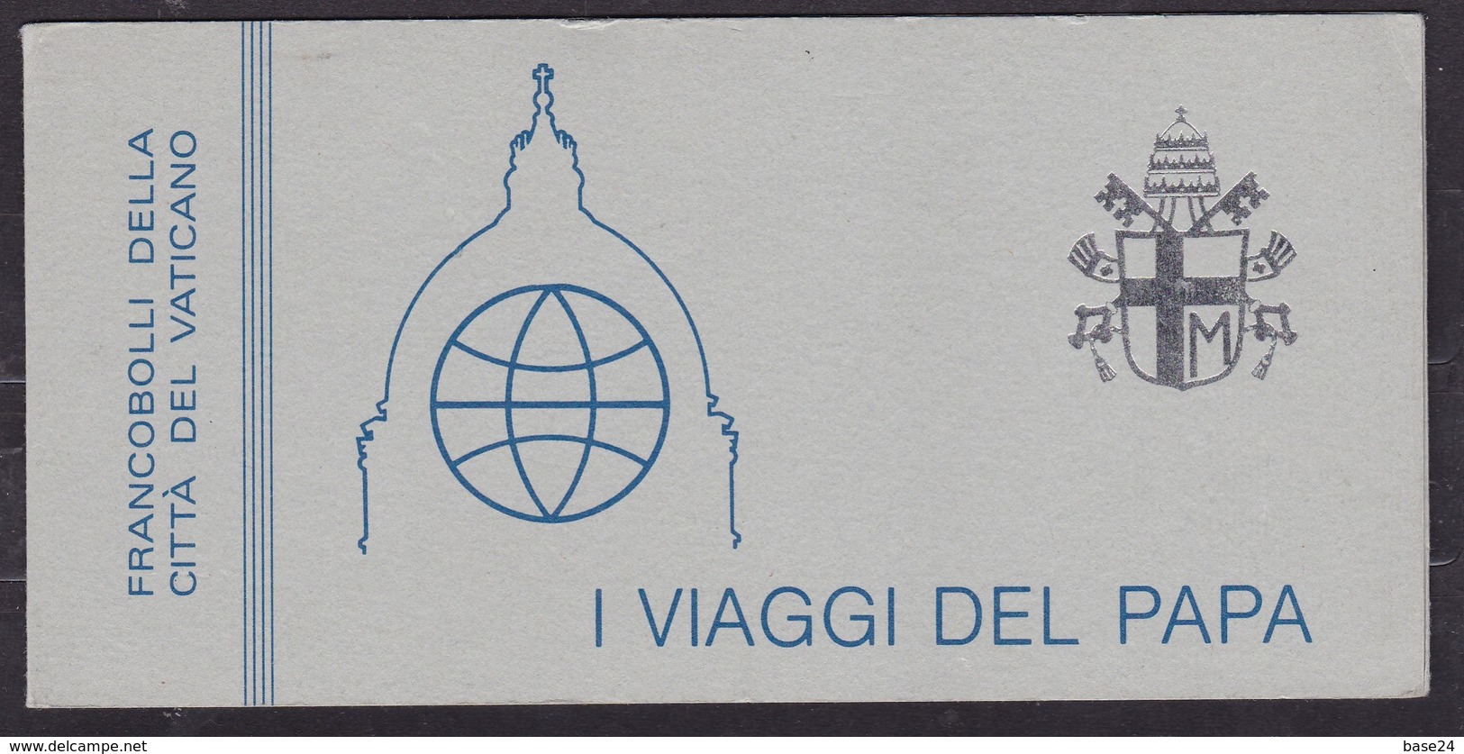 1984 Vaticano Vatican LIBRETTO VIAGGI DEL PAPA Di 16 Valori Booklet MNH** - Markenheftchen