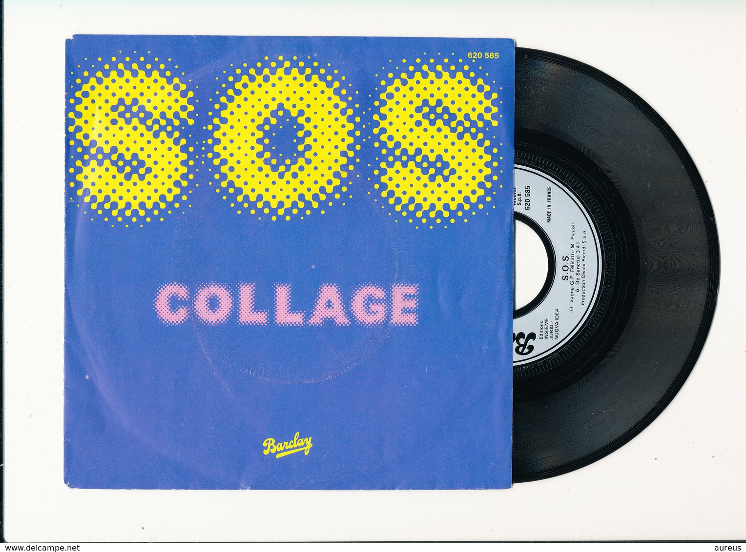 COLLAGE  " SOS " Disque BARCLAY 1979  TRES BON ETAT - Rock