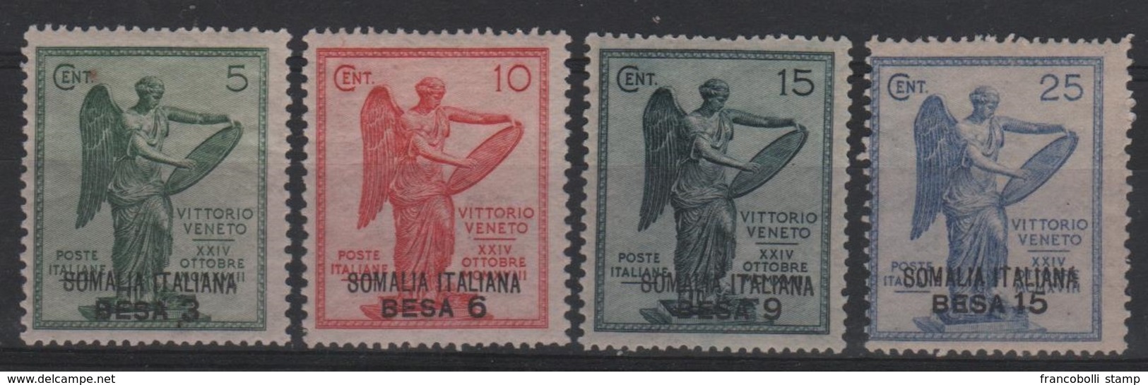 1926-30  Colonie Somalia  Anniversario Vittoria Serie Cpl MLH - Somalia