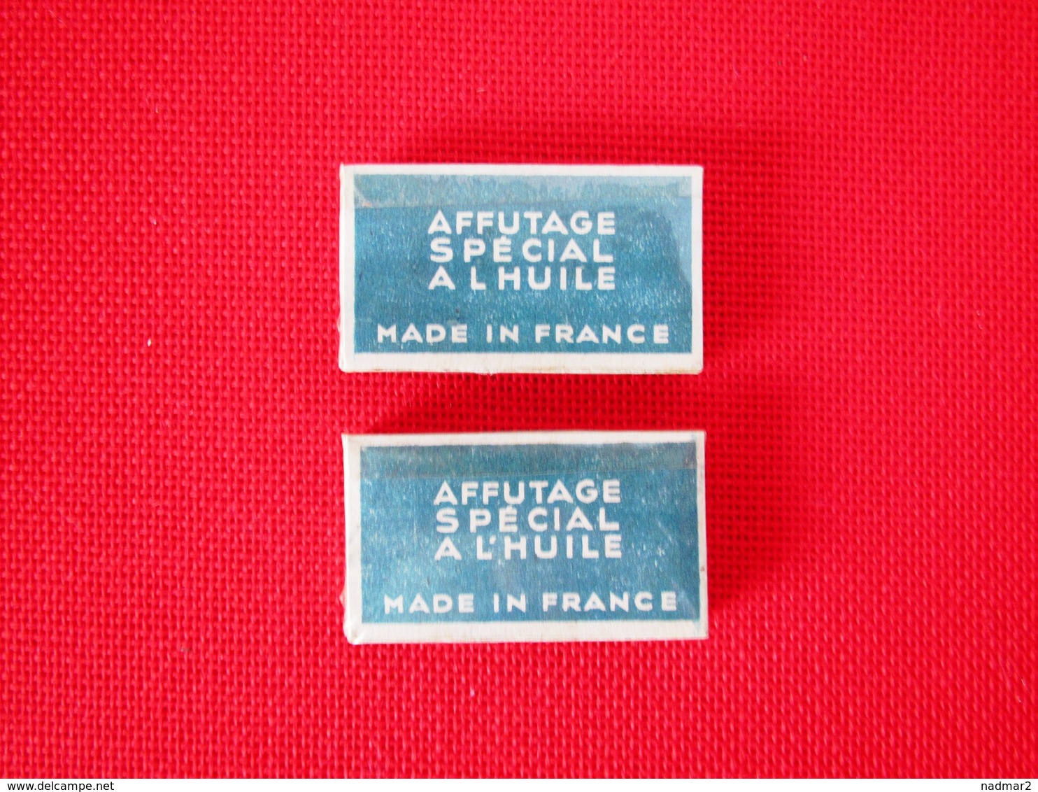 Lot De 2 étuis De 5 Lames Minces Neuves R.BELINE Fabrication Française Made In France  Razor Blades TBE - Razor Blades