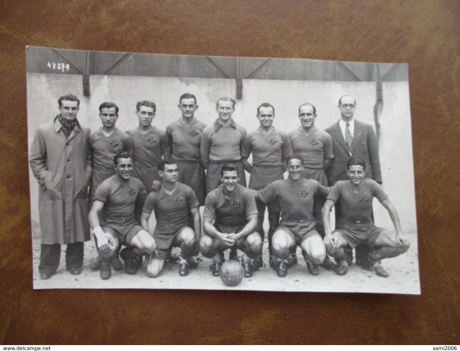 CPA PHOTO EQUIPE DE FOOT FOOTBALLEURS GIESSNER , ARCOS , LERCH, ROCHE ... - Voetbal